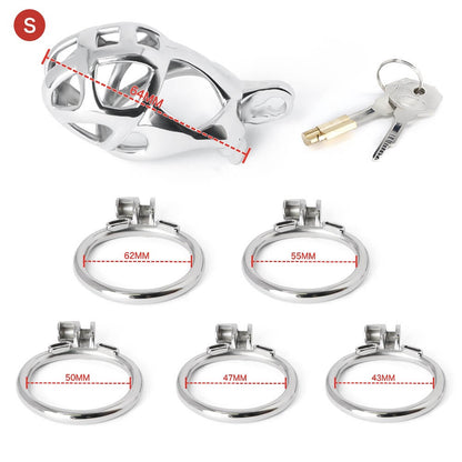 Primary Stainless Steel MAMBA Chastity Cage