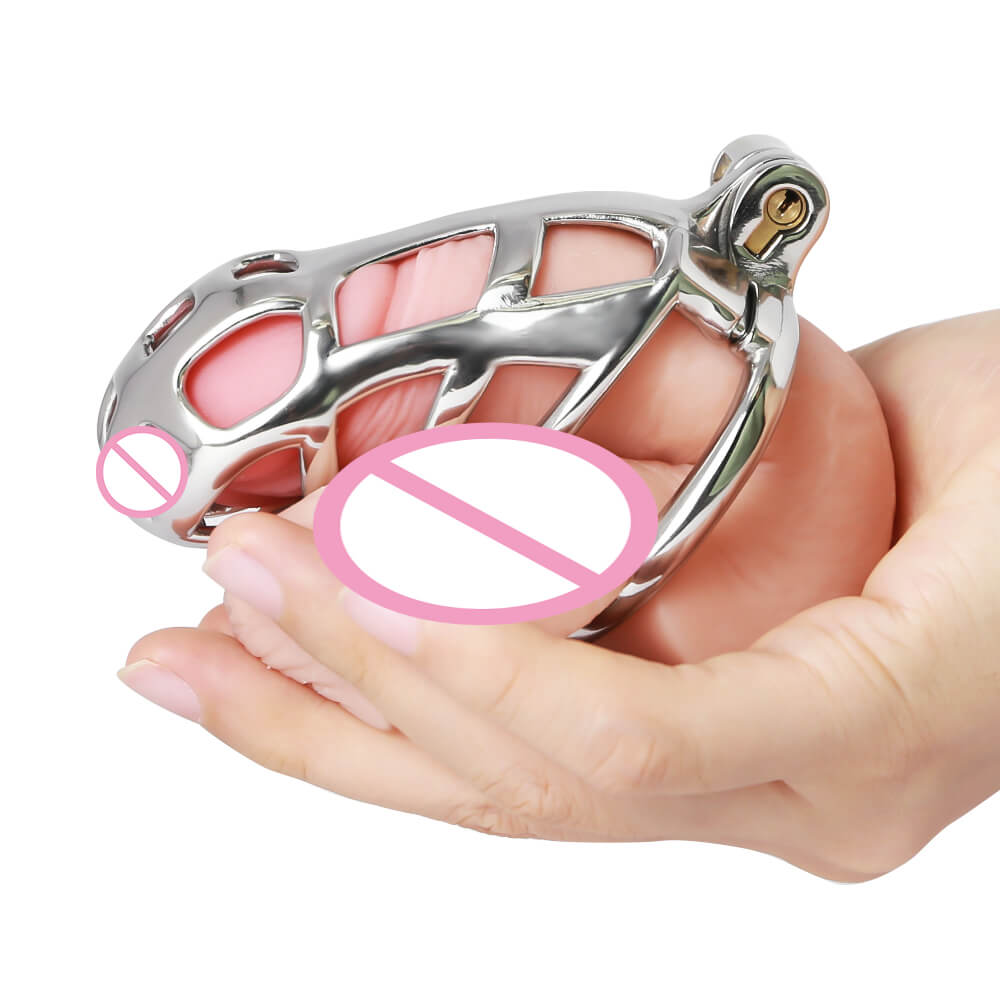 Primary Stainless Steel MAMBA Chastity Cage