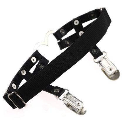 Women's Studded Bondage Garter Belt