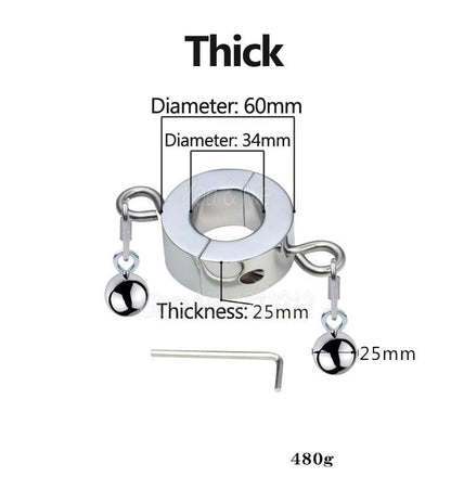 Metallic Testicle Stretcher Weights