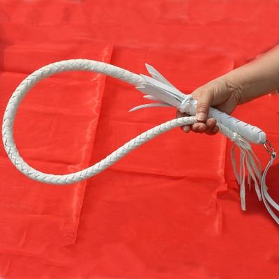 Genuine Cowhide Tassel Whip