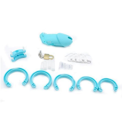 Male's Silicone Device Cage 2.76 inches and 3.74 inches long(all rings included)