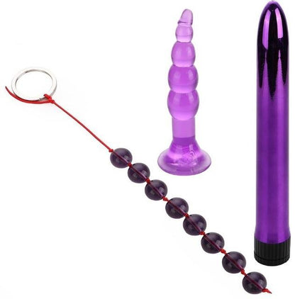 Anal Plug Vibrator Set