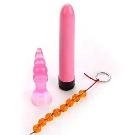 Anal Plug Vibrator Set