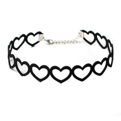 Velvet Heart Choker