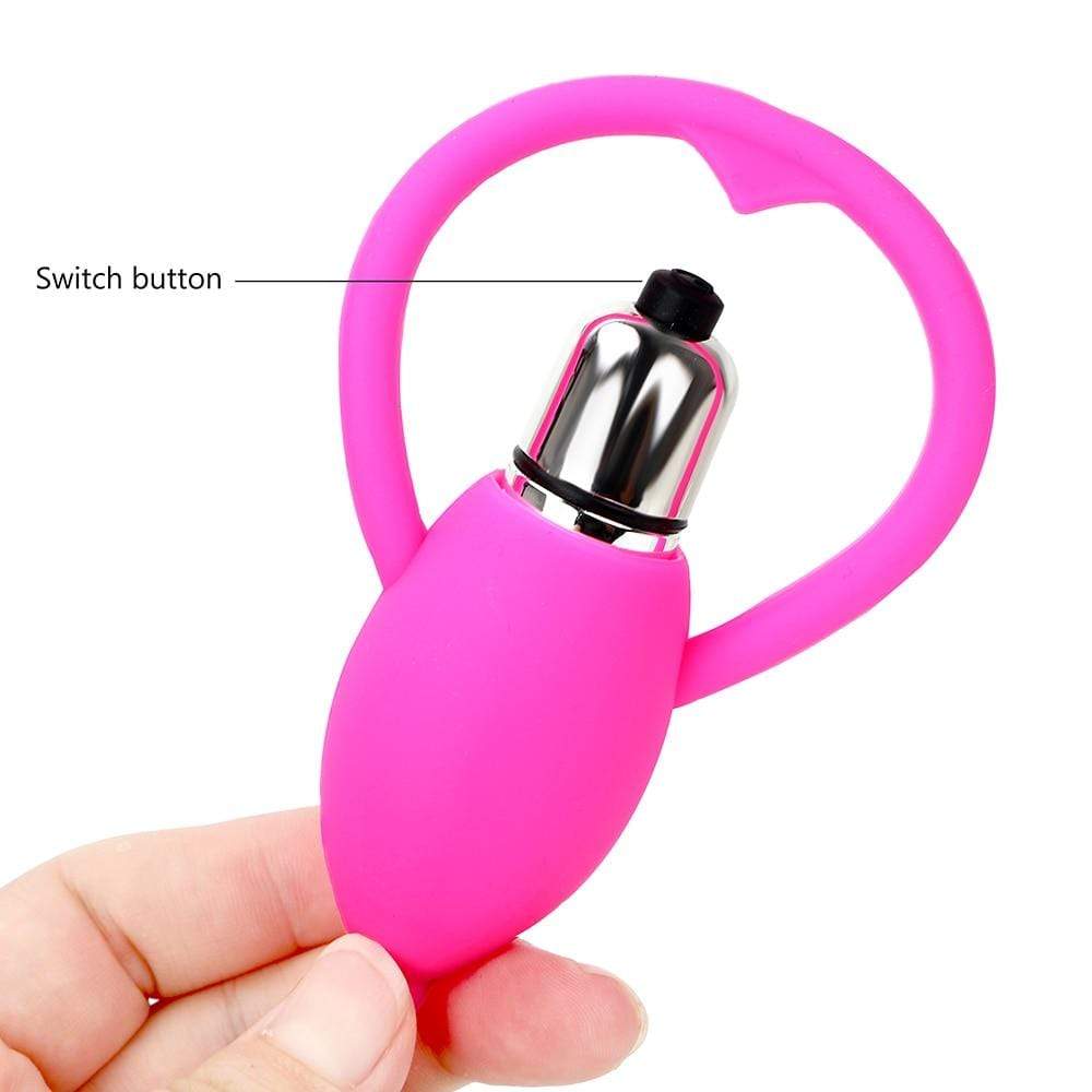 Colorful Vibrating Beaded Penis Plug