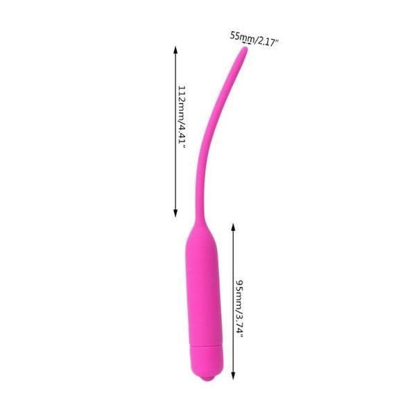 Vibrating Smooth Silicone Penis Plug