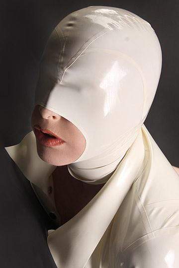 Helpless Predicament White Latex Mask Helmet