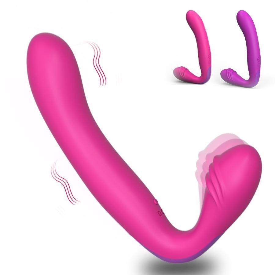 Double Ended Dildo Vibrator Inverted