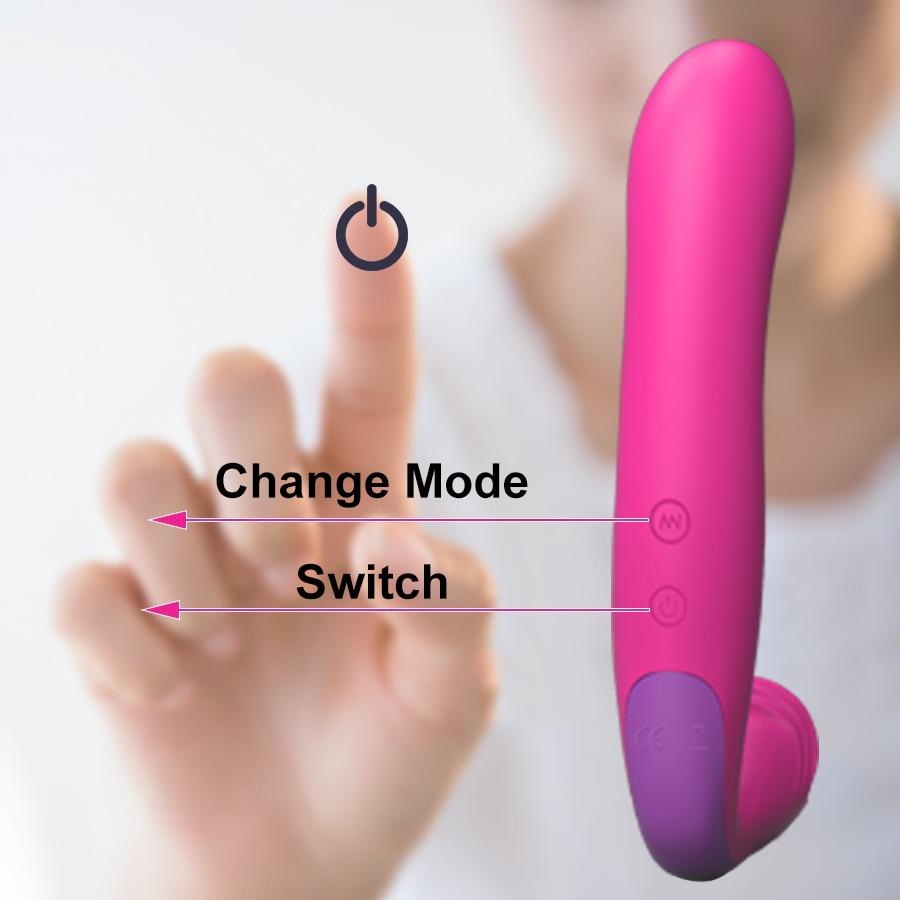 Double Ended Dildo Vibrator Inverted