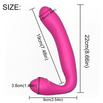 Double Ended Dildo Vibrator Inverted