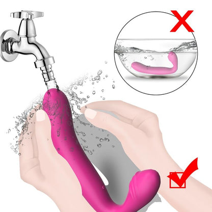 Double Ended Dildo Vibrator Inverted