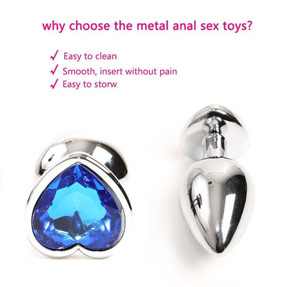 Jeweled Butt Plug & Vibrator Set