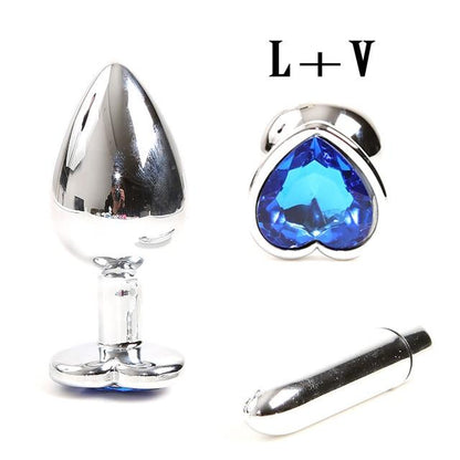 Jeweled Butt Plug & Vibrator Set