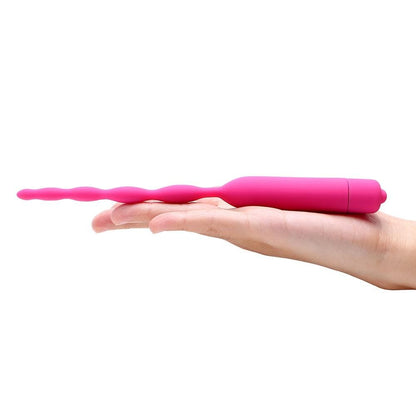 10-Speed Vibrating Wavy Silicone Penis Plug