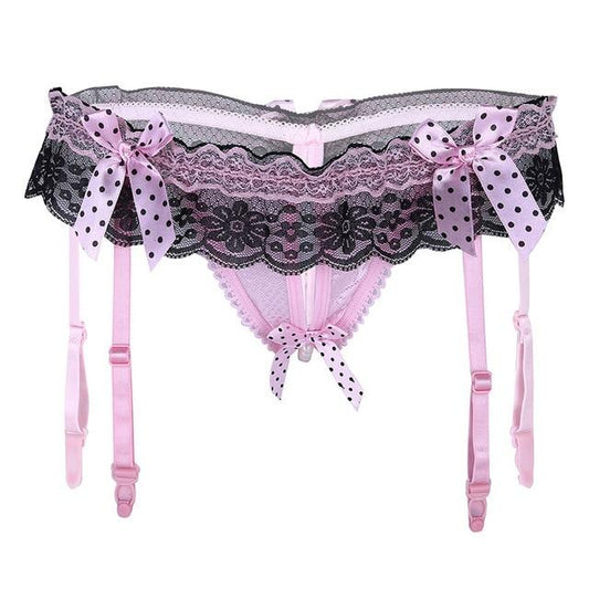 crossdressing sissy lingerie Crotchless panties