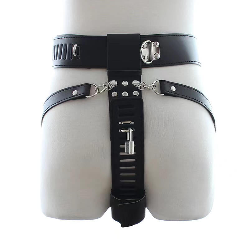 PU Leather Penis Bdsm Chastity Belt