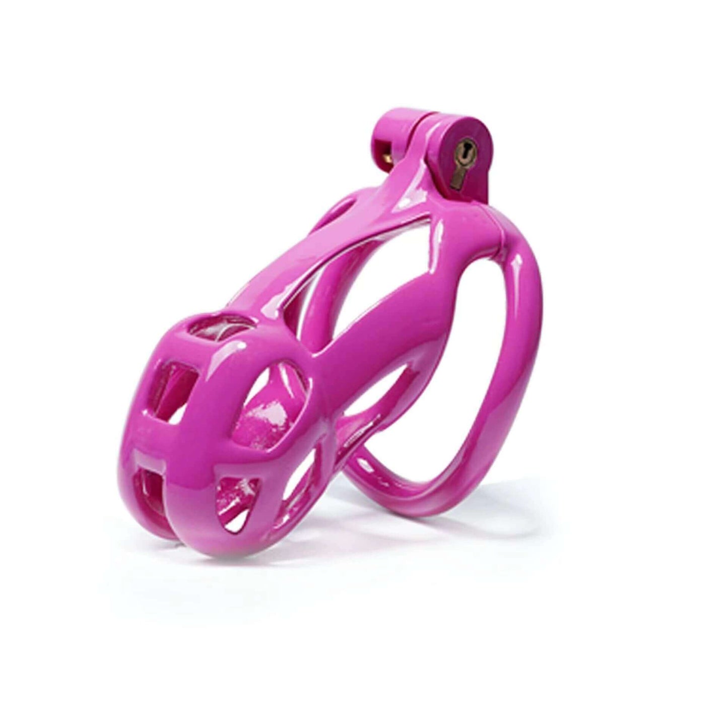 Purple Cobra Chastity Cage Kit 1.77 To 4.13 Inches Long