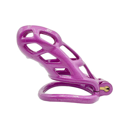 Purple Slave Cobra Chastity Cock Cage