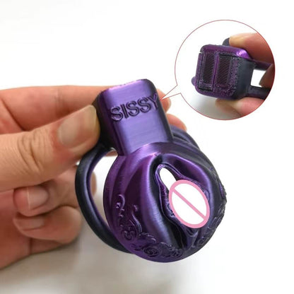 Pussy Vaginal Mix Color Chastity Cage