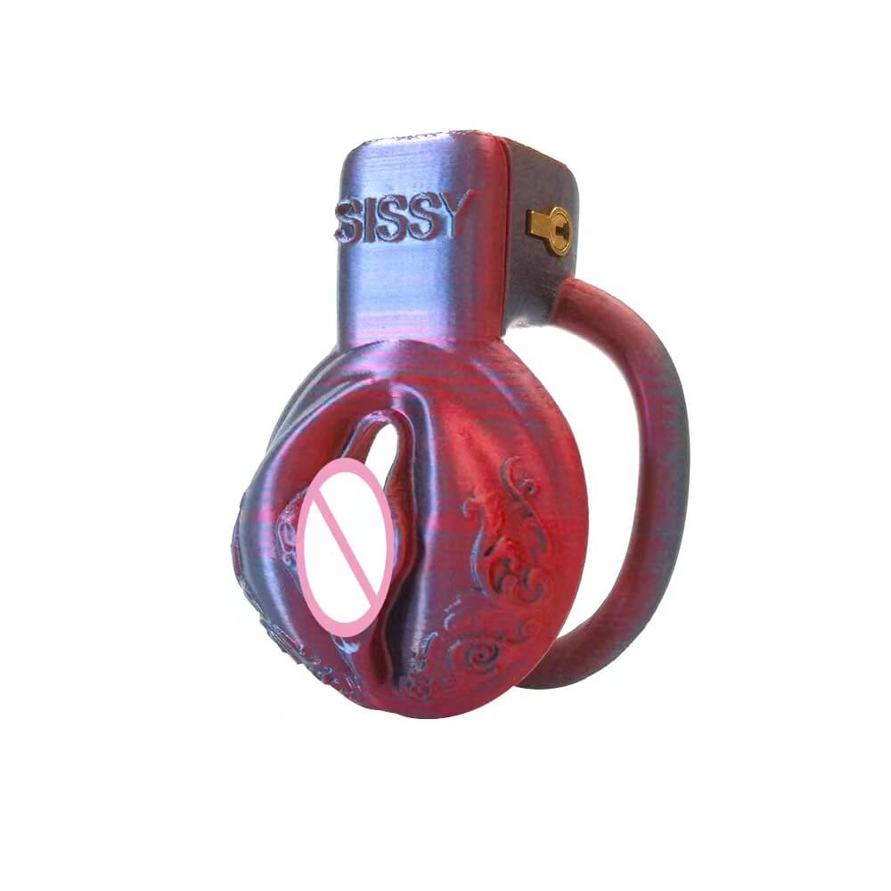 Pussy Vaginal Mix Color Chastity Cage