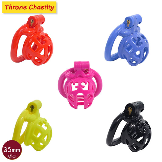 Resin Throne Chastity Cage