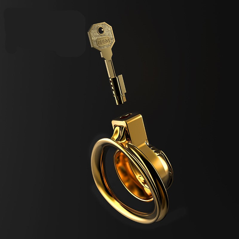 Golden Chastity Cage Short