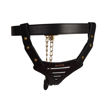 Female Chatity Leather Belt