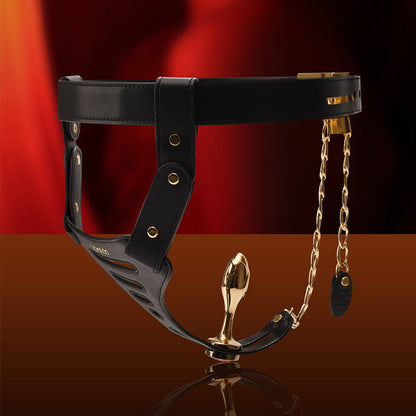 Female Chatity Leather Belt