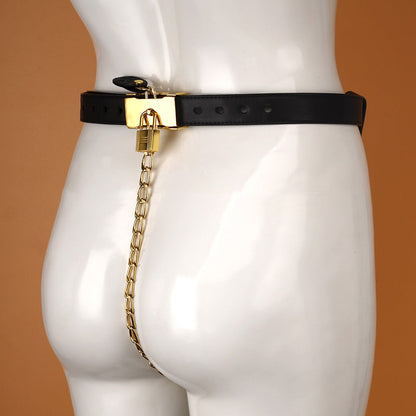 Female Chatity Leather Belt