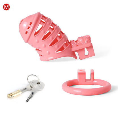 Sissy Pink Spiked 3D Printing Pussy Vaginal