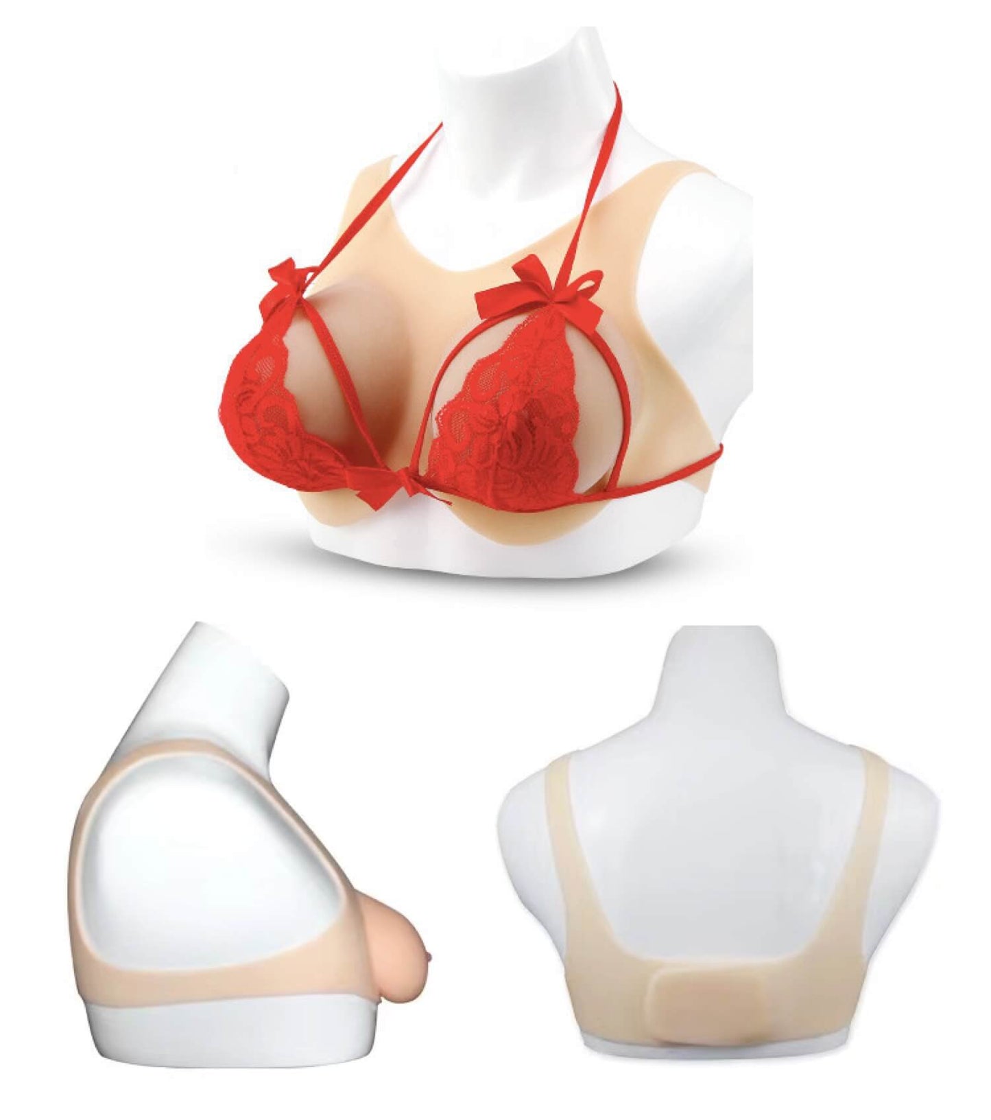 Velcro Skin Free Silicone Breast Forms