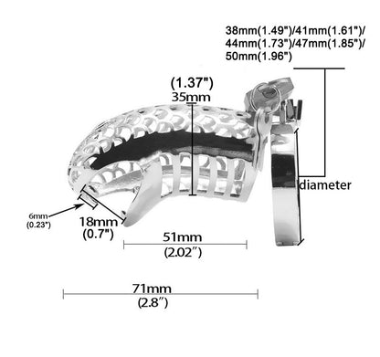 Snake Chastity Cage