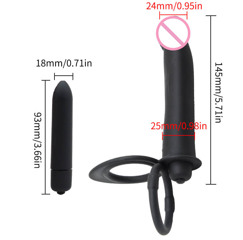 Double Penetration Penis Vibrator