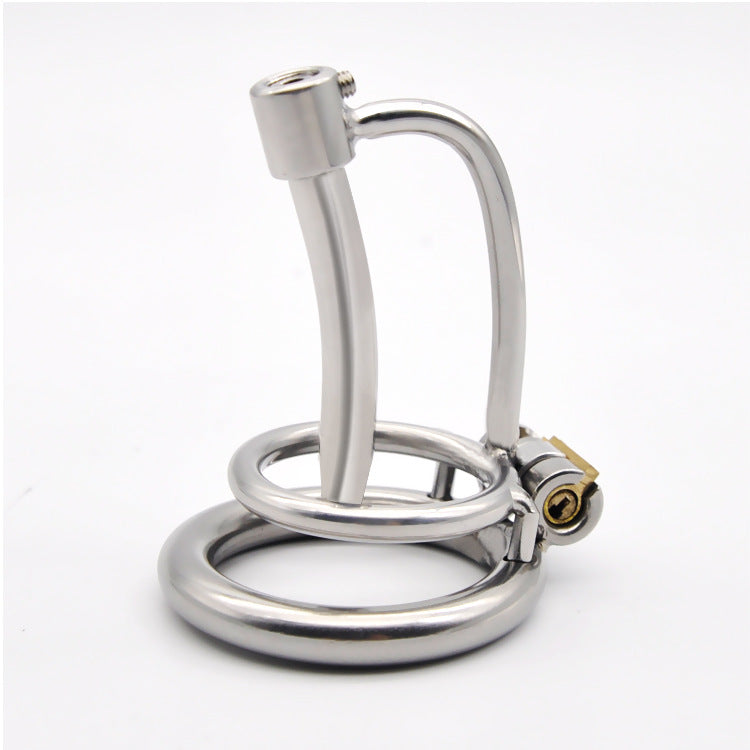 Stainless steel breathable chastity device 3 sizes of catheter