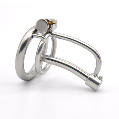 Stainless steel breathable chastity device 3 sizes of catheter