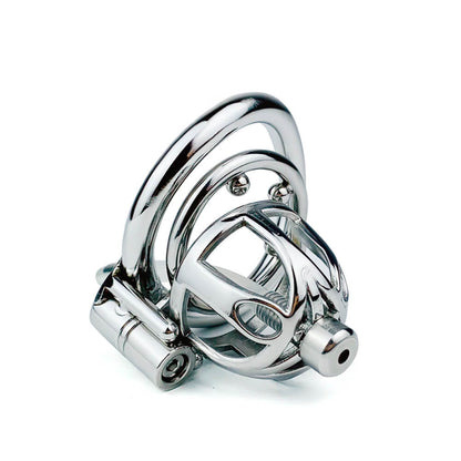 Stainless Steel Chastity Lock Smooth Concealed