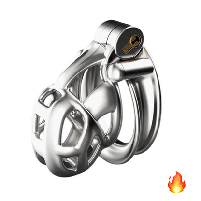 Stainless Steel Cobra Chastity Device 6.0