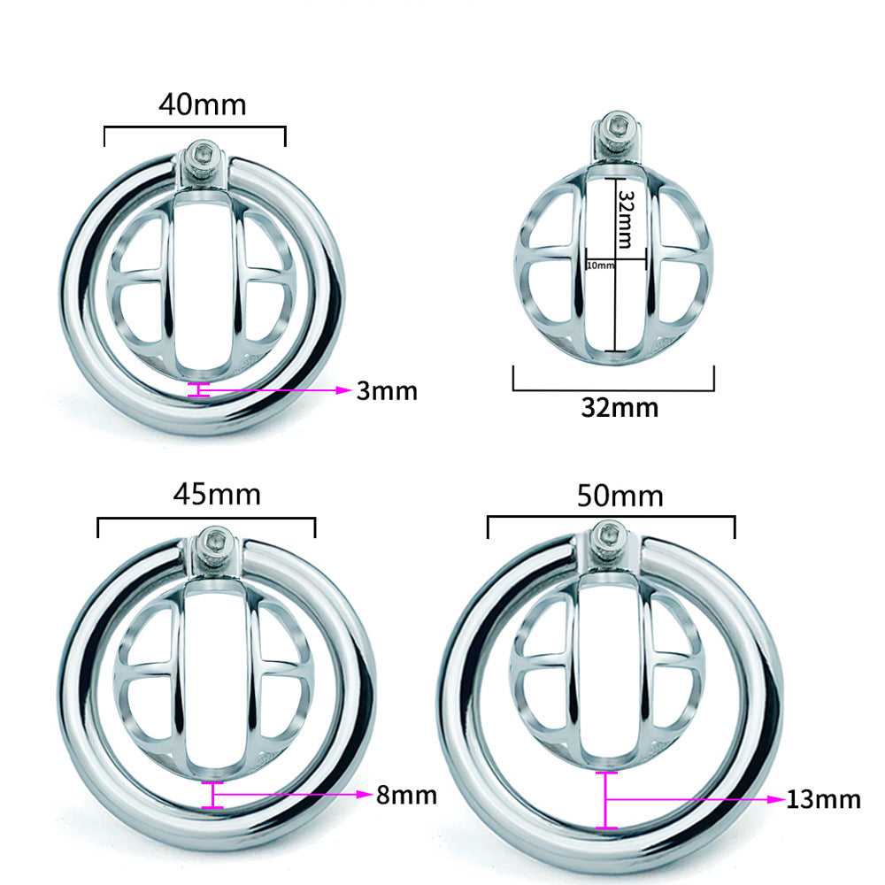 Stainless Steel Chastity Device 0.98 Inches Long