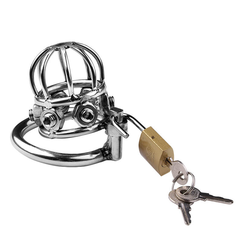 Stainless Steel Rivet Chastity Cage