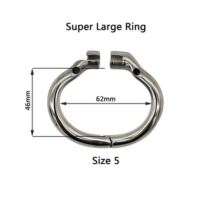 CC11 Stainless Steel Stealth Lock Male Chastity Device