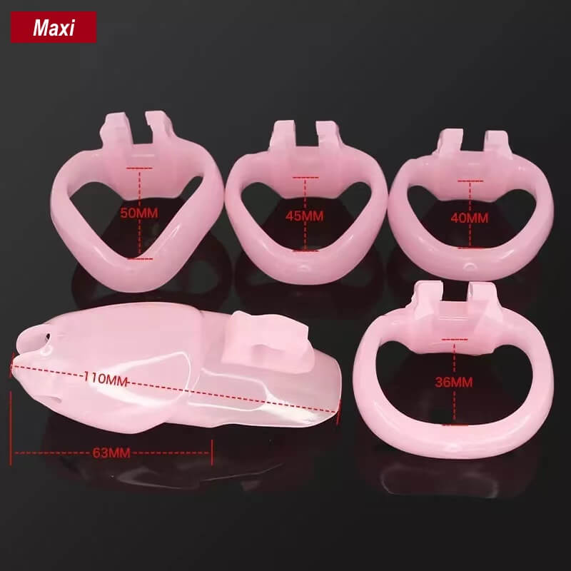 The Maxi-Max V4 Chastity Device 4.33 Inches Long