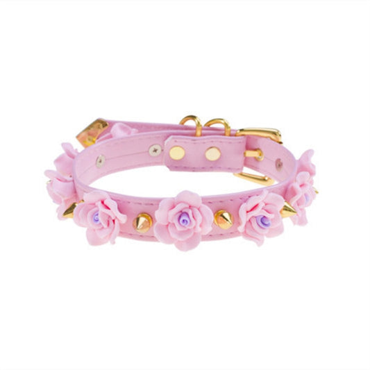 Sissy Choker "Flower & Spikes" - Sissy Lux