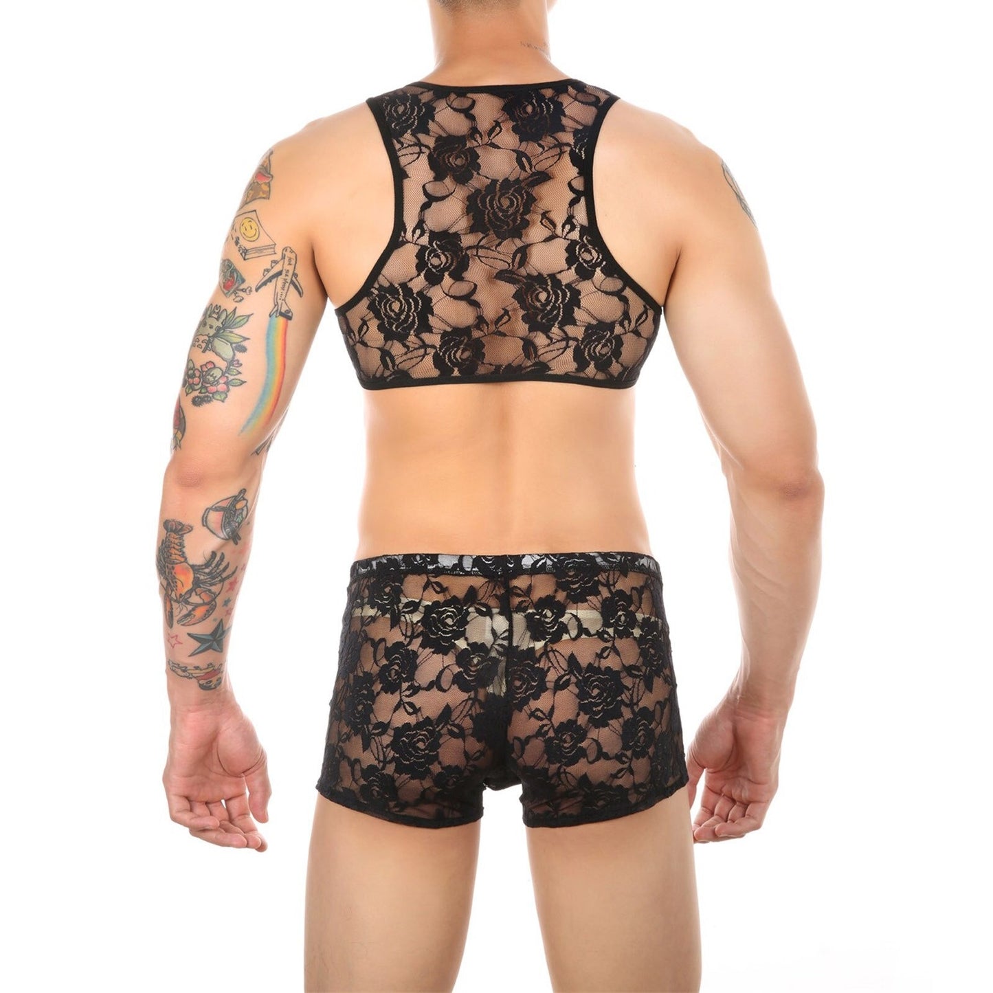 Transparent Feminizing Lingerie Set