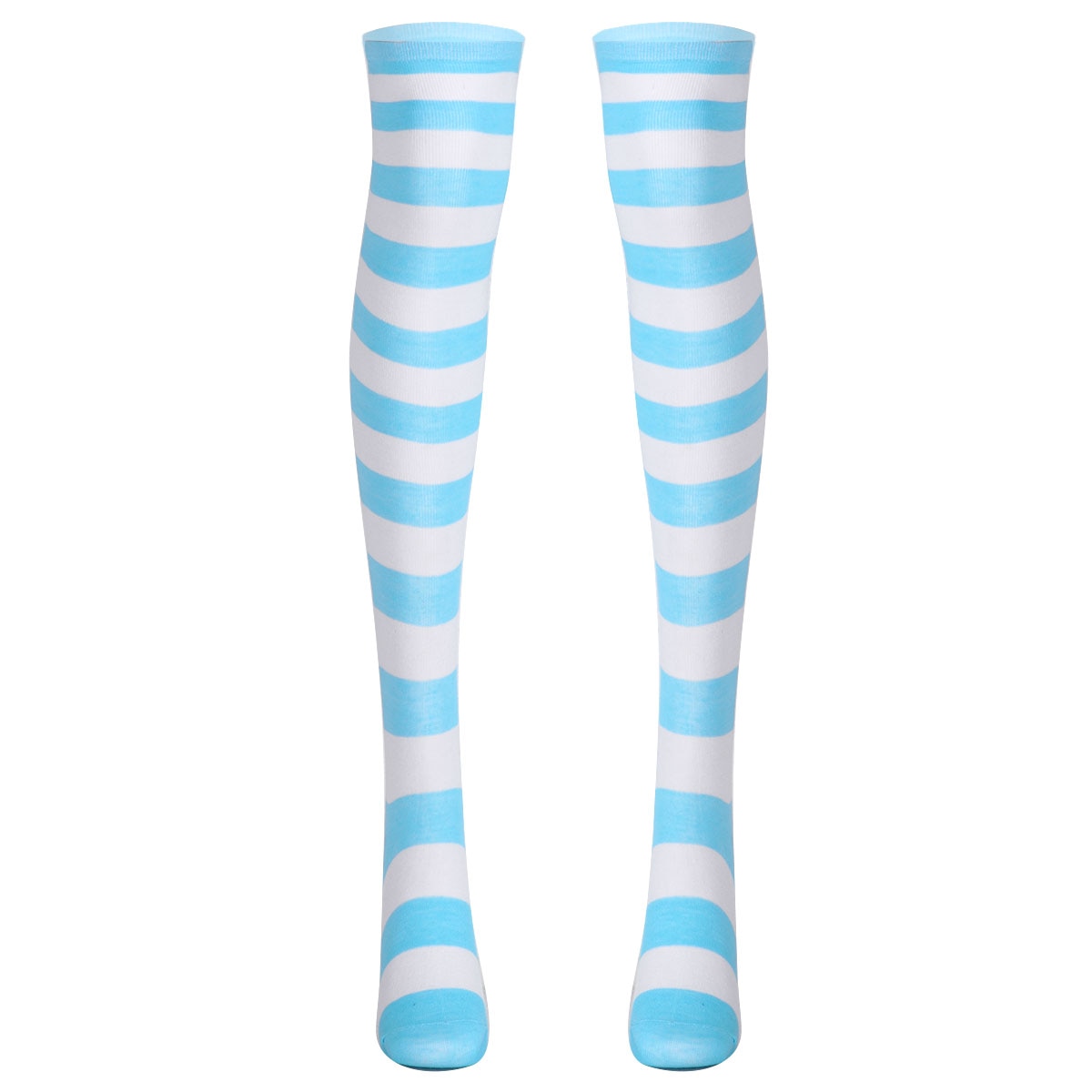 Striped Schoolgirl Thigh High Stockings – Sissy Lux