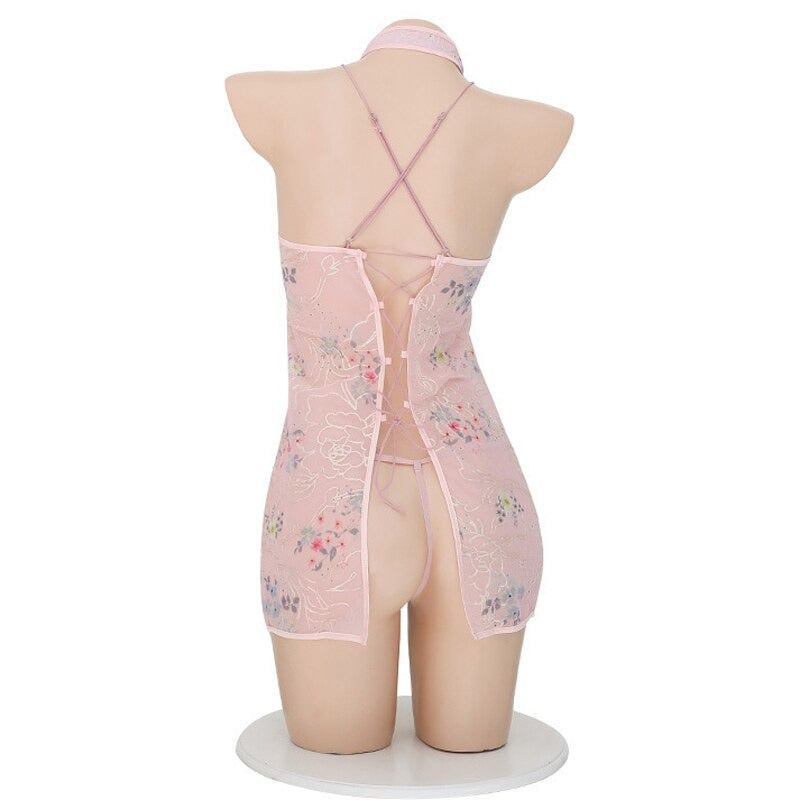 Delicate Pink Nighty Dress - Sissy Lux