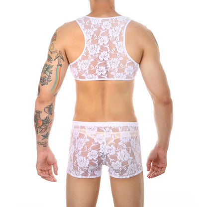 Transparent Feminizing Lingerie Set