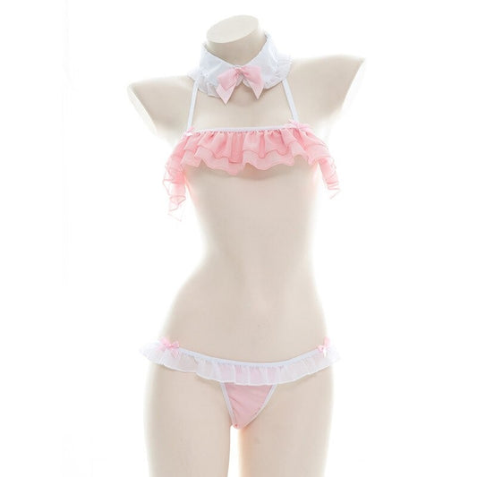 Sissy Stephanie Frilly Lingerie Set - Sissy Lux