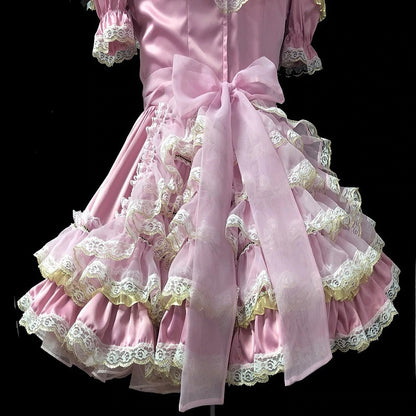 Sissy Ingrid Girly Ruffle Dress - Sissy Lux