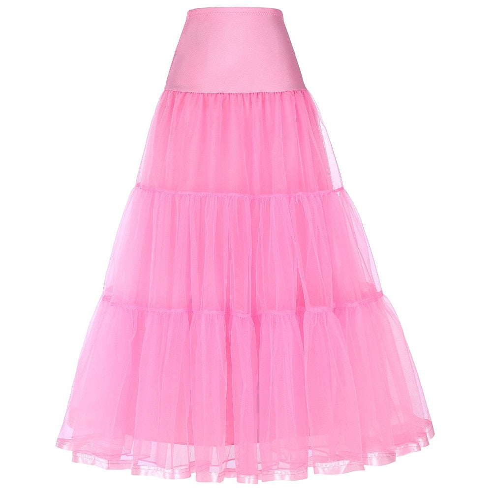 Sissy Pink Long Petticoat - Sissy Lux